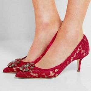 Dolce and Gabbana red pumps